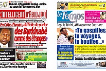 Pascal Affi N'guessan en vedette dans les journaux ivoiriens